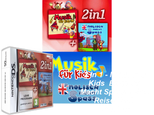 2 in 1 - Music for Kids + Englisch Macht Spass - Eine Reise nach London! (Europe) (En,De) (NDSi Enhanced) Cover